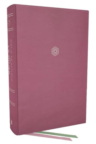 Image of Biblia RVR 1960 de Estudio para la Mujer Piel Orquídea Con índice Interior a Color Comfort Print