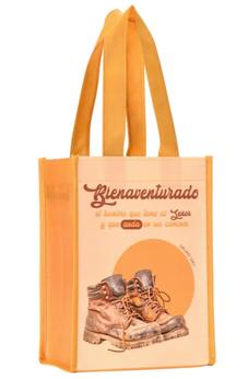 Image of Bolsa Tote Bag Pequeña a Todo Color. Bienaventurado el Hombre