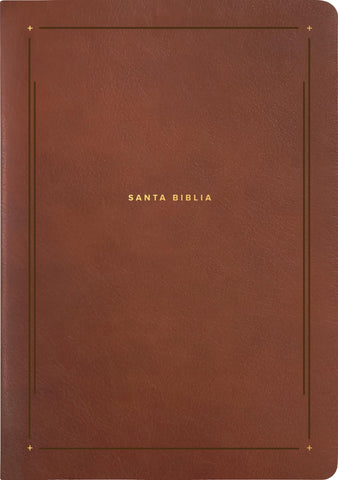 Image of Biblia NTV de Estudio del Diario Vivir Símil Piel Café Letra Roja