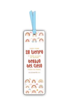 Image of Marcador de Libro con Ribbon Todo Tiene su Tiempo