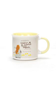 Image of Taza 18 OZ Colección Mujer Virtuosa Revestida de Fuerza y Dignidad