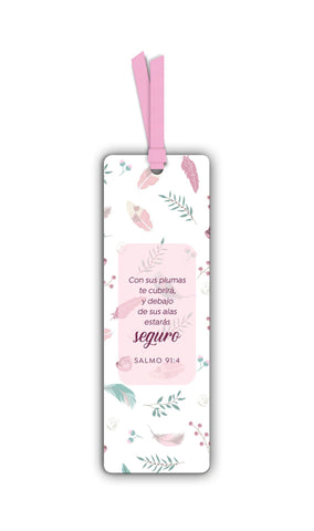 Image of Marcador de Libro con Ribbon Con sus Plumas te Cubrirá
