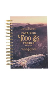 Diario Espiral Montaña Todo Es posible Mat 19:26