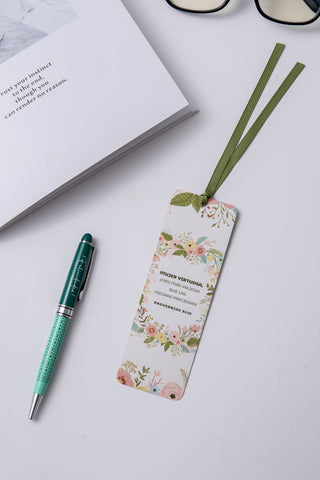 Image of Marcador de Libro con Ribbon Mujer Virtuosa