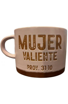 Image of Taza 14 OZ Roca Firme. Mujer Valiente