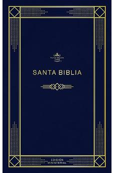 Image of Biblia RVR 1960 Económica Azul Oscuro Rústica