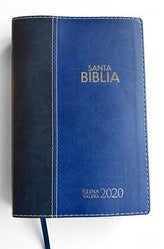 Image of Biblia RVR 2020 Letra Grande Azul Símil Piel