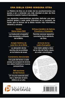 Biblia RVR 1960 en Orden Cronológico Tapa Dura