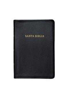 Image of Biblia RVR 1960 Letra Gigante Negro Símil Piel con Índice