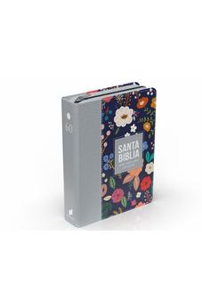 Image of Biblia RVR 1960 Compacta Letra Grande 11 puntos Símil Piel plomo con Cierre y Índice