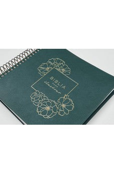 Biblia RVR 1960 para Ilustrar Verde Símil Piel