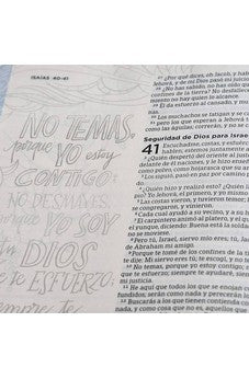 Image of Biblia RVR 1960 de Apuntes Edición Ilustrada Tela en Rosado y Azul