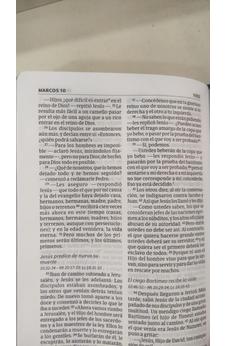 Biblia NVI Compacta Letra Grande Marrón Piel Fabricada