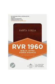 Biblia RVR 1960 Letra Súper Gigante Marrón
