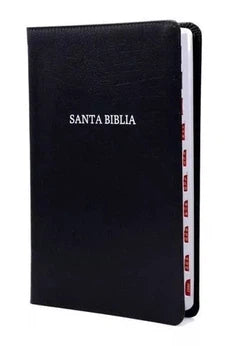 Biblia NVI Ultrafina Negro Piel Fabricada con Índice