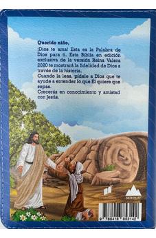 Image of Biblia RVR 2020 para Niños Azul Vinilo con Cierre
