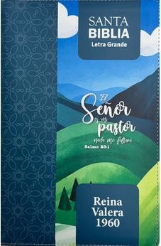 Biblia RVR 1960 Letra Grande Tamaño Manual Salmo 23:1 con Cierre e Índice