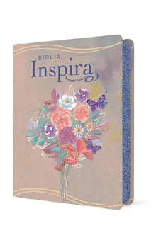 Image of Biblia NTV Inspira con Filament Símil Piel Acuarela Rosa
