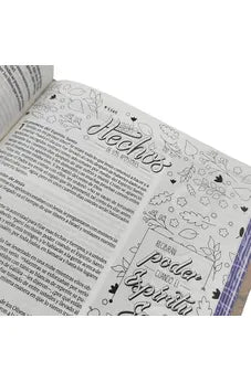 Image of Biblia NTV Inspira con Filament Símil Piel Acuarela Rosa
