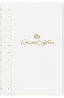 Image of Biblia NTV Manual Letra Grande con Filament Símil Piel Blanco Índice Letra Roja