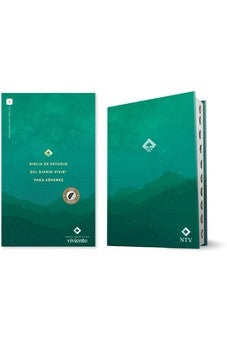 Image of Biblia NTV de Estudio Diario Vivir para Jóvenes Verde Tapa Dura