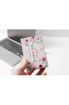 Image of Espejito Compacto de Cuero Mamá