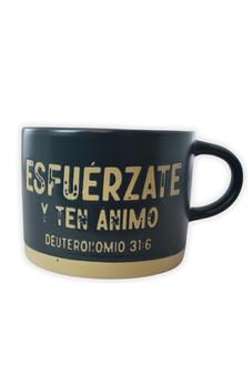Image of Taza 14 OZ Roca Firme. Esfuérzate y ten Ánimo