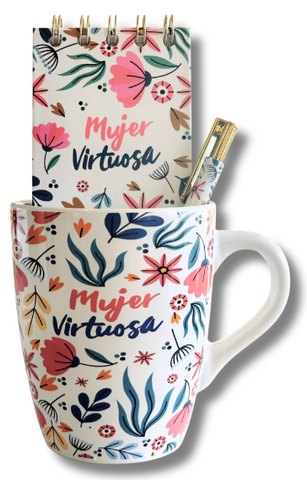 Image of Taza Notepad Set - Mujer Virtuosa (3)