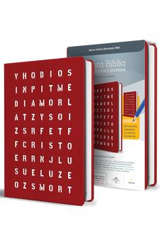 Image of Biblia RVR 1960 para Regalos y Premios Rojo con Sopa de Letras