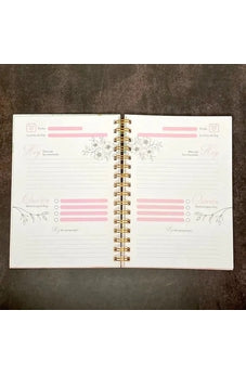 Image of Libreta Devocional: Mis Momentos con Dios Floral Turquesa/Rosa