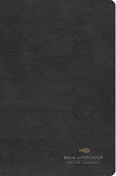 Image of Biblia RVR 1960 del Pescador Edición Liderazgo Negro Piel Fabricada