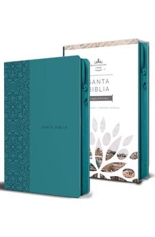 Image of Biblia RVR 1960 Letra Grande Tamaño Manual Aguamarina