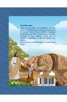 Biblia RVR 2020 para Niños Azul Tapa Dura