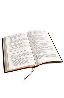 Biblia RVR 1960 del Ministro Caoba Fino Piel Fabricada