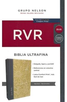 Image of Biblia RVR 1977 Ultrafina Tela Ocre Gris