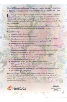 Image of Biblia RVR 1960 de Una Joven Conforme al Corazón de Dios Tapa Dura