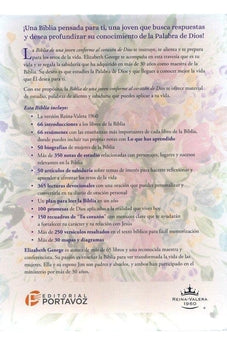 Image of Biblia RVR 1960 de Una Joven Conforme al Corazón de Dios Símil Piel Verde