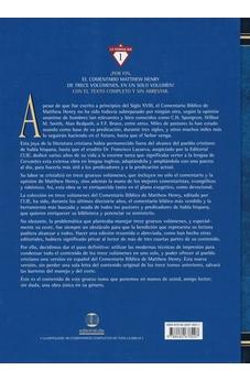Comentario Bíblico Matthew Henry