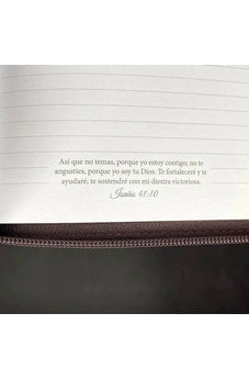 Image of Libreta Imitación Piel Marrón con Cierre: Nuevas Fuerzas