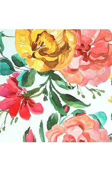 Image of Biblia RVR 1960 Letra Grande Tamaño Manual Flores Naranjas Tapa Dura