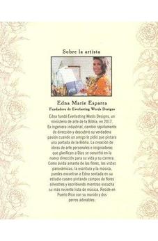 Image of Biblia RVR 1960 Artística Tela Floral Canto con Diseño