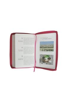 Image of Biblia RVR 1960 Letra Grande Tamaño Manual Fuscia con Cierre