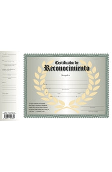 Certificado de Reconocimiento