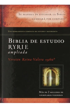 Biblia RVR 1960 de Estudio Ryrie Ampliada Tapa Dura