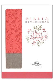 Image of Biblia RVR 1960 Devocional Mujer Verdadera Duotono Coral