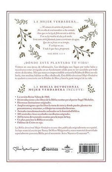 Image of Biblia RVR 1960 Devocional Mujer Verdadera Duotono Coral