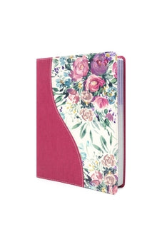 Image of Biblia RVR 1960 de Una Joven Conforme al Corazón de Dios Lujo Flores