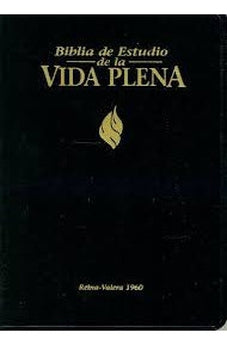 Image of Biblia RVR 1960 de Estudio Vida Plena Piel Negra