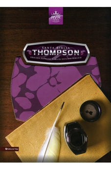 Biblia RVR 1960 de Estudio Thompson Orquidea Duo