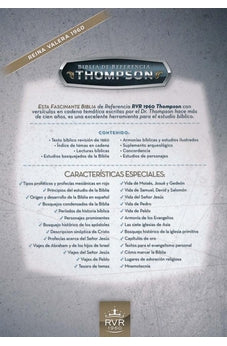 Image of Biblia RVR 1960 de Estudio Thompson Piel Duotono Gris